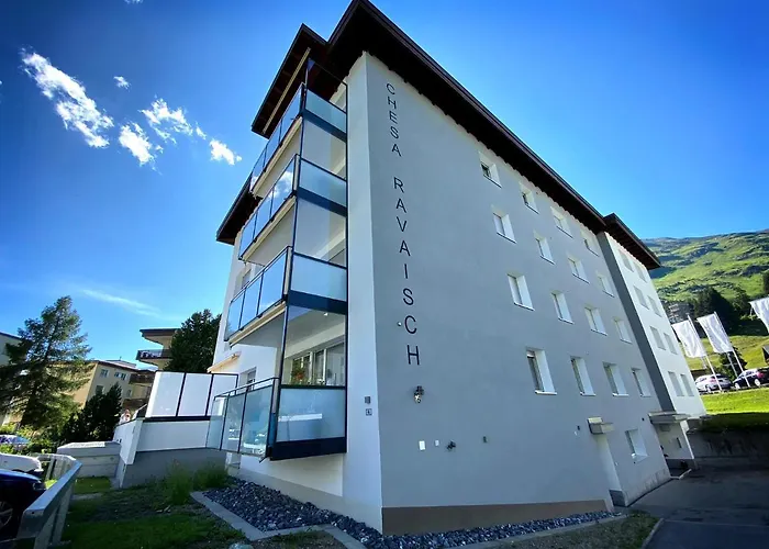 Zentrale Chesa Ravaisch Lejlighed Davos